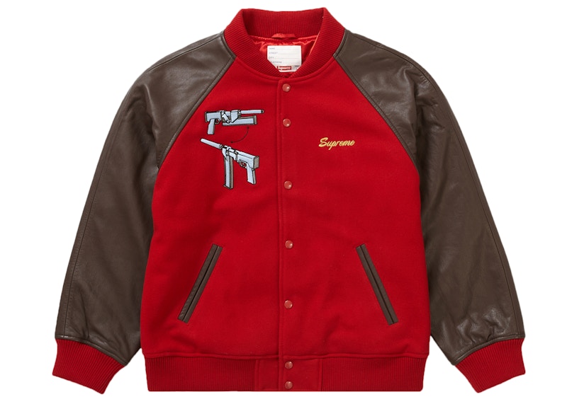 Supreme Aeon Flux Varsity Jacket Rood