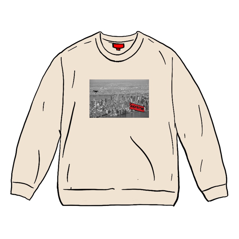 Supreme Aerial Crewneck Natural