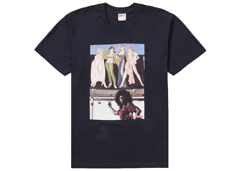 Supreme American Picture Tee Blauw