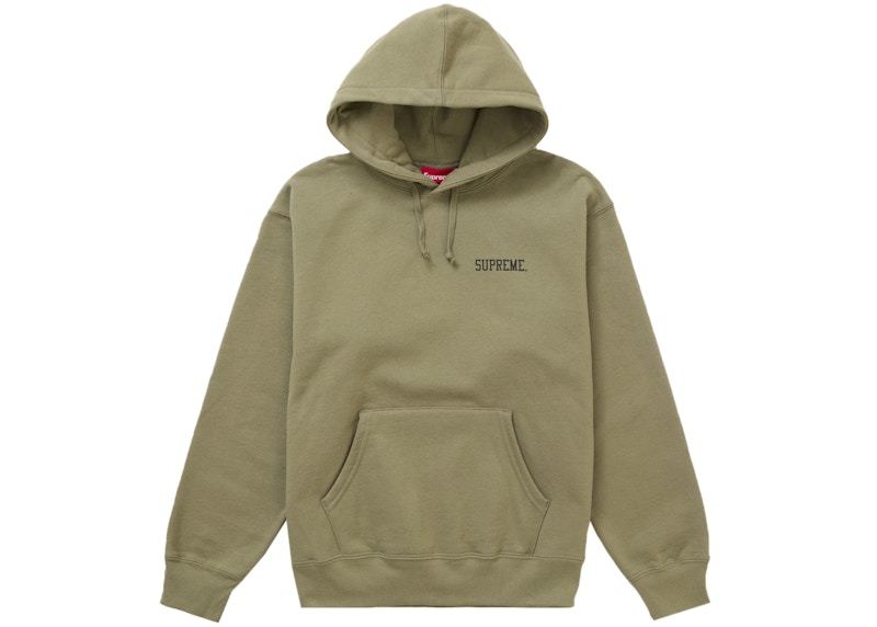 Supreme Anarchy Hooded Sweatshirt Light Olijf