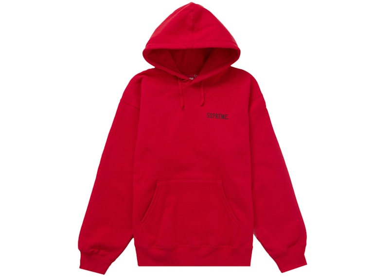 Supreme Anarchy Hooded Sweatshirt Rood