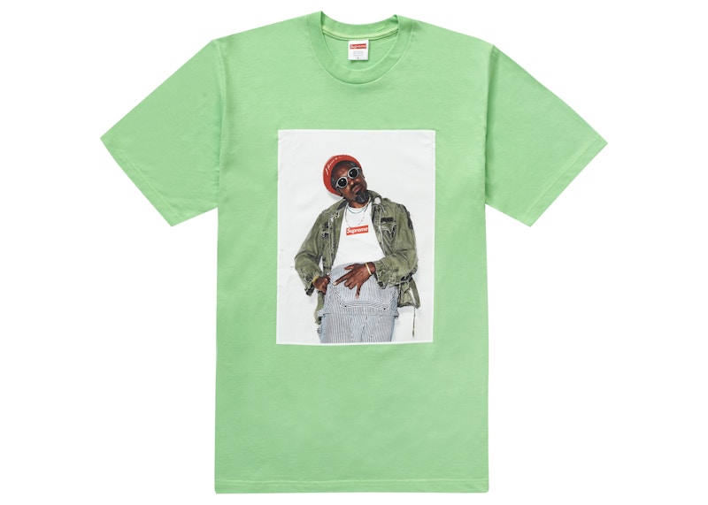 Supreme André 3000 Tee Lime Groen