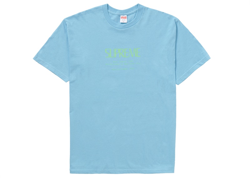 Supreme Anno Domini Tee Light Blauw
