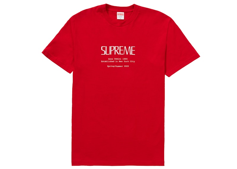 Supreme Anno Domini Tee Rood