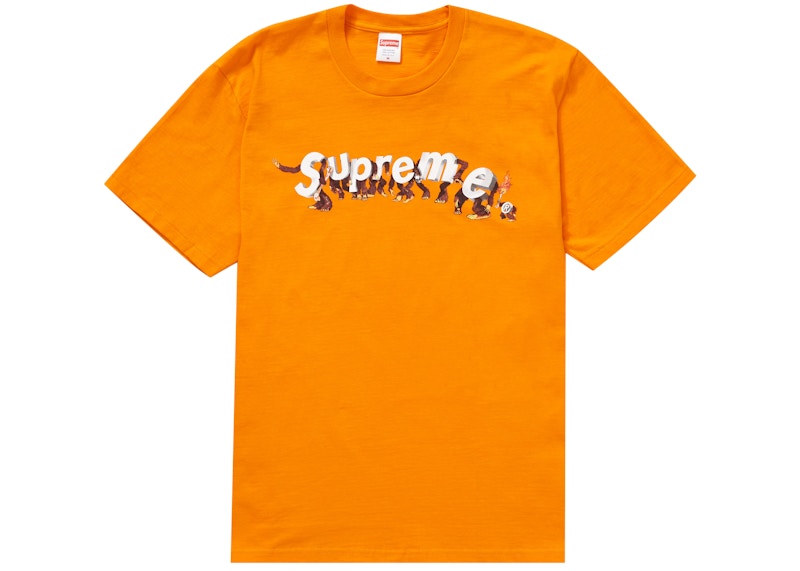 Supreme Apes Tee Oranje