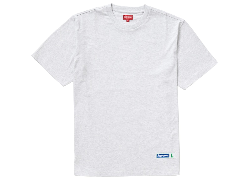 Supreme Athletic Label Tee Ash Grijs