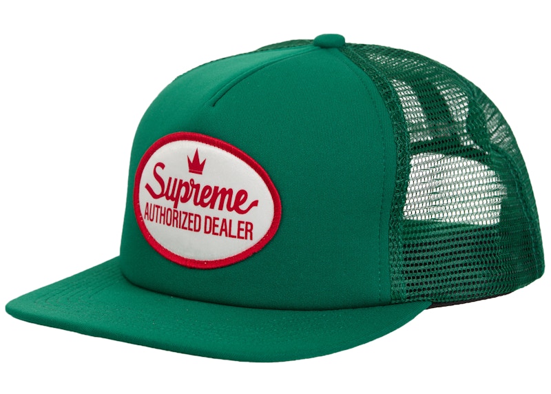 Supreme Authorized Mesh Back 5 Panel FW24 Groen