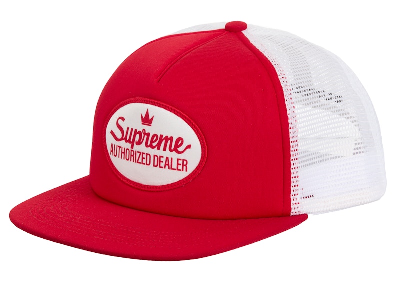 Supreme Authorized Mesh Back 5-Panel Rood