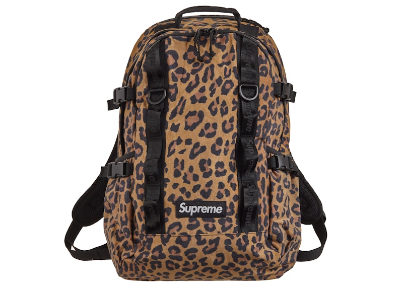 Supreme Backpack Leopard Print