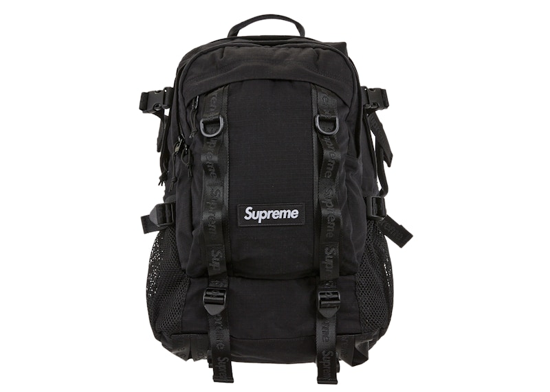 Supreme Logo Backpack Zwart