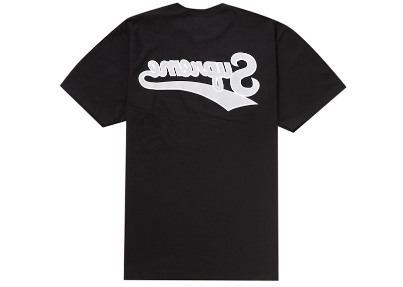 Supreme Backwards Tee Zwart