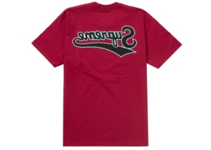 Supreme Backwards Tee Cardinal