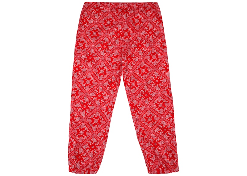 Supreme Bandana Track Pant Rood