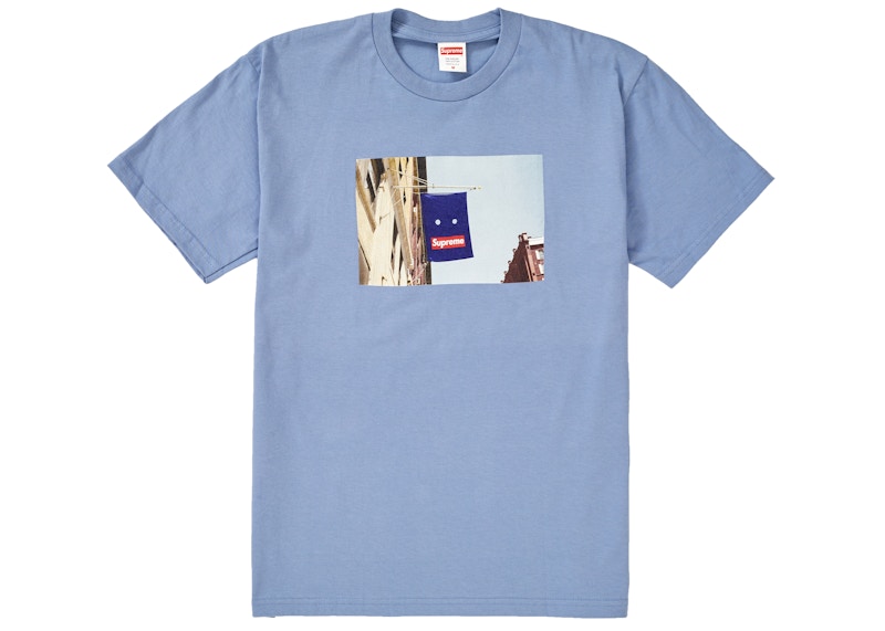 Supreme Banner Tee Slate