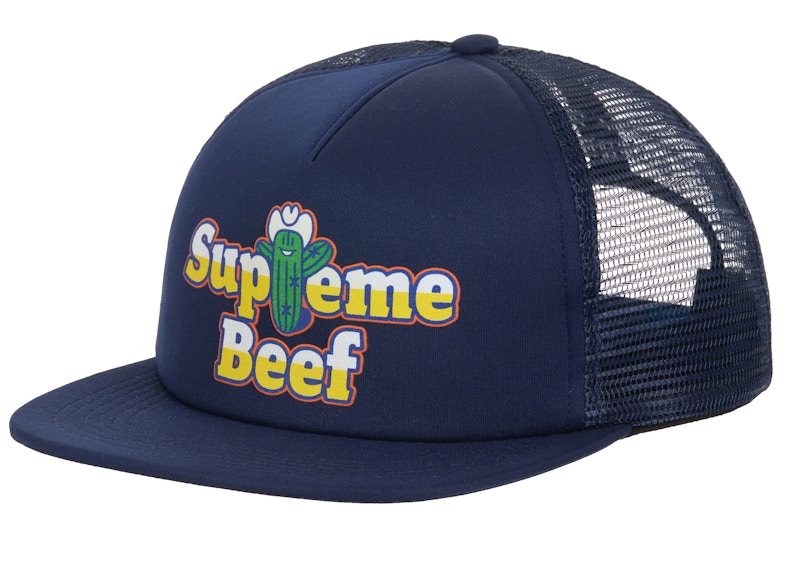 Supreme Beef Mesh Back 5-Panel Blauw
