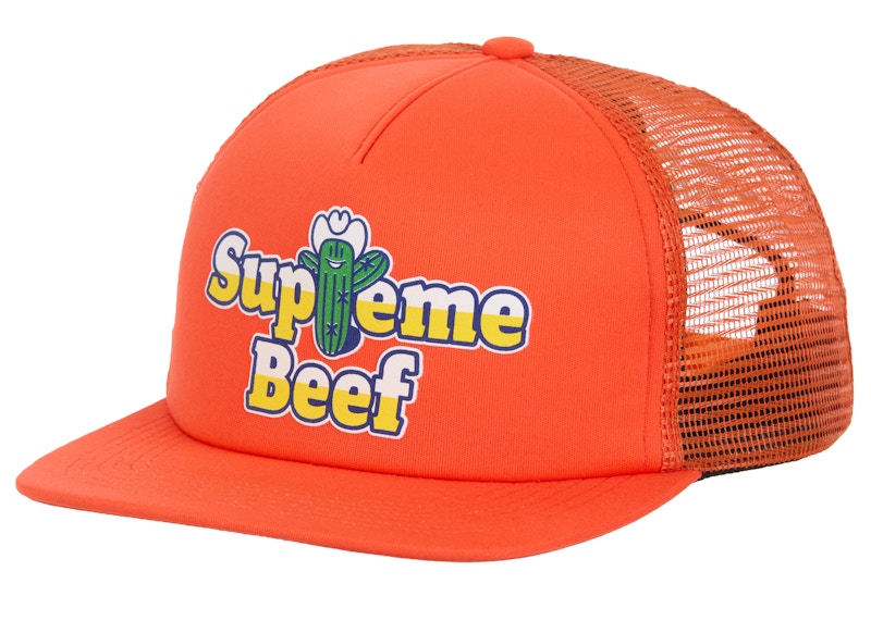 Supreme Beef Mesh Back 5-Panel Oranje