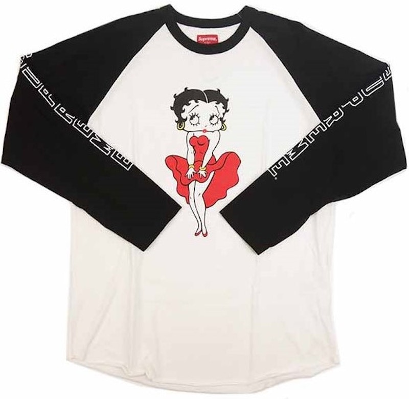 Supreme Betty Boop Raglan Zwart