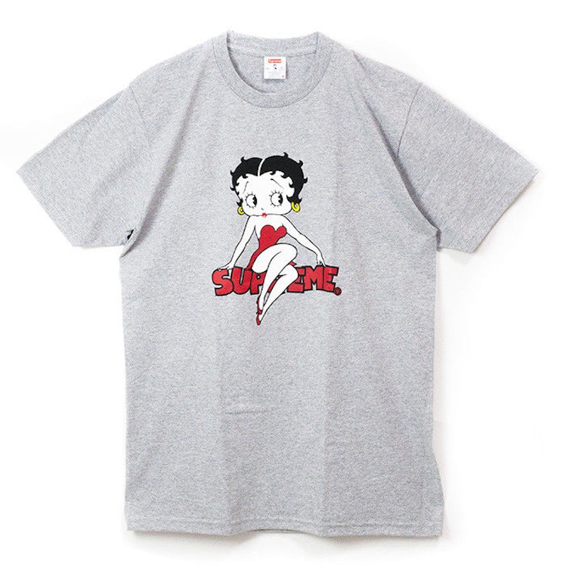 Supreme Betty Boop Tee Heather Grijs