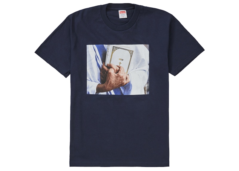 Supreme Bible Tee Blauw