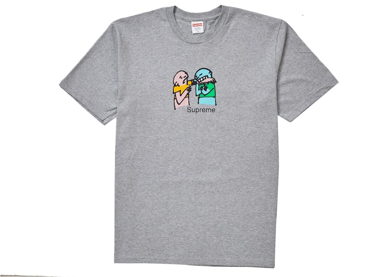 Supreme Bite Tee Heather Grijs