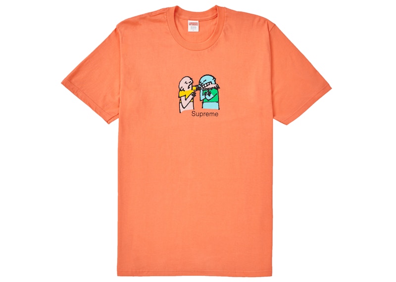 Supreme Bite Tee Neon Oranje