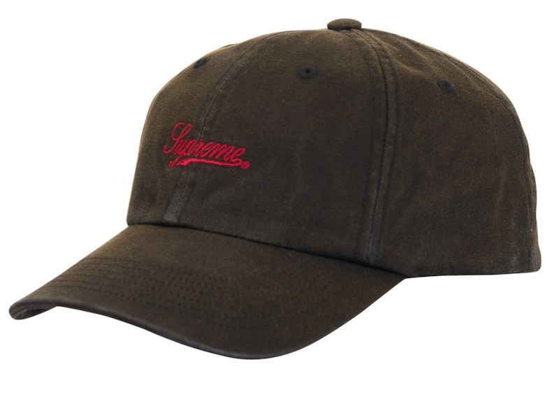 Supreme Bleached Chino 6 Panel Zwart