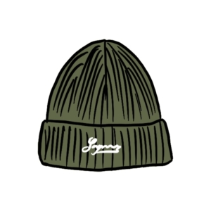 Supreme Bleached Rib Beanie Olijf