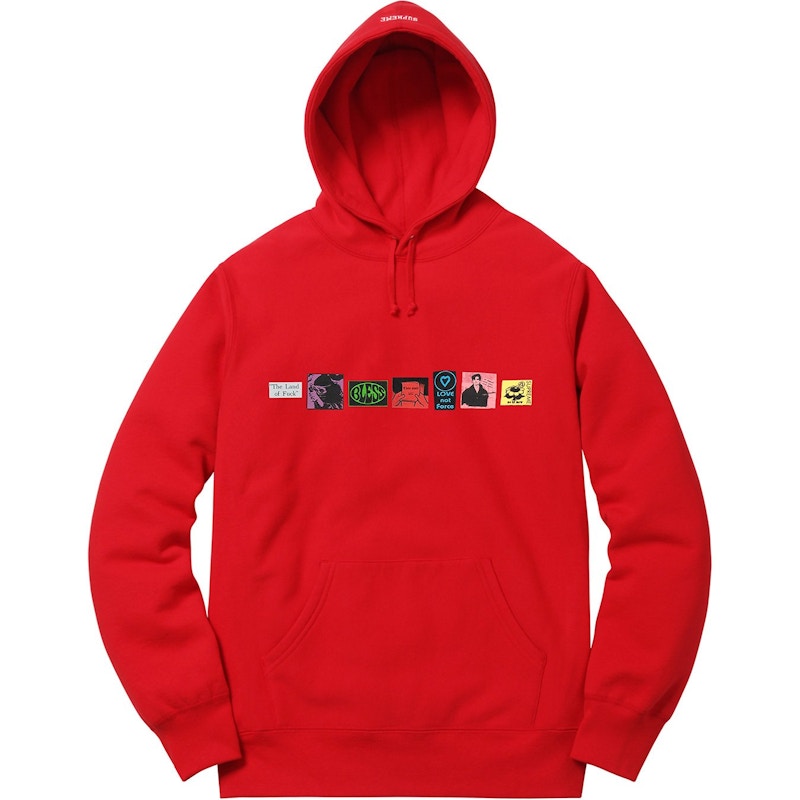 Supreme Bless Hooded Sweatshirt Rood