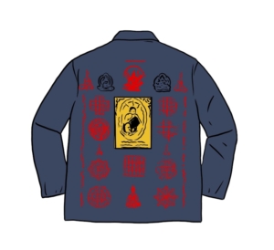 Supreme Blessings Ripstop Shirt Light Marineblauw
