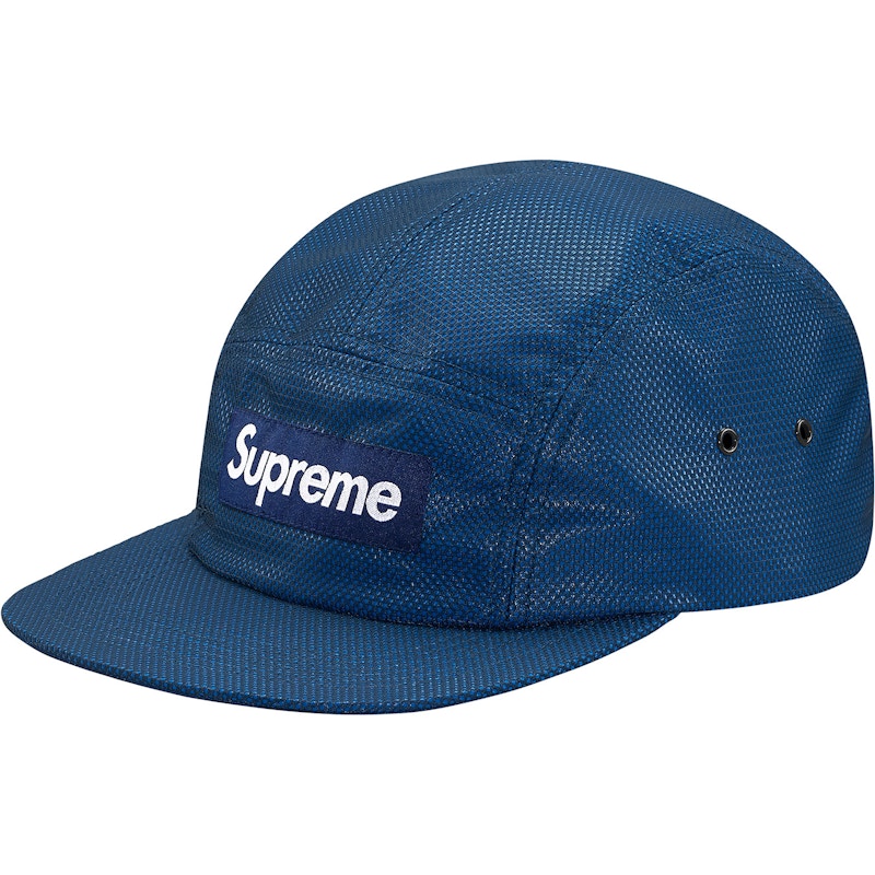 Supreme Bonded Mesh Camp Cap Blauw