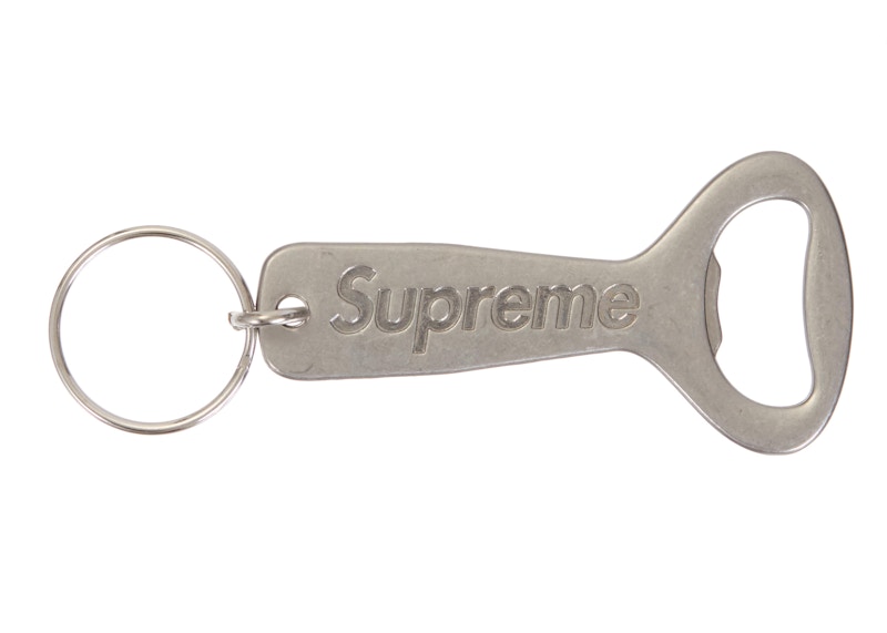 Supreme Bottle Opener Keychain Zilver