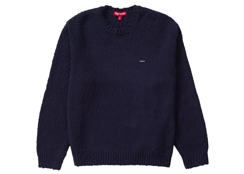 Supreme Bouclé Small Box Sweater Blauw