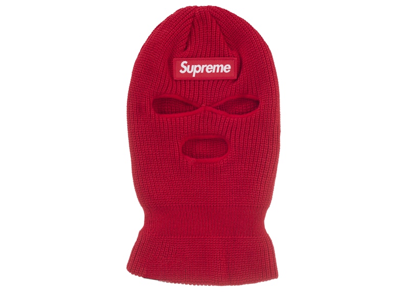 Supreme Box Logo Balaclava Rood