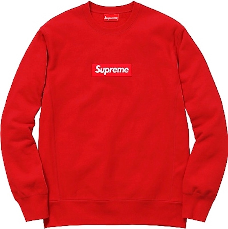 Supreme Box Logo Crewneck Rood
