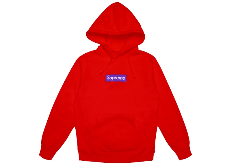Supreme Box Logo Hooded Sweatshirt Rood