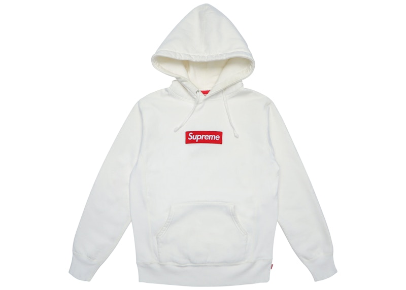 Supreme Box Logo Hooded Sweatshirt Wit