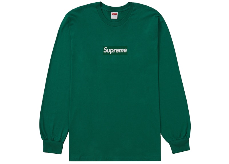 Supreme Box Logo L/ Tee Light Pine