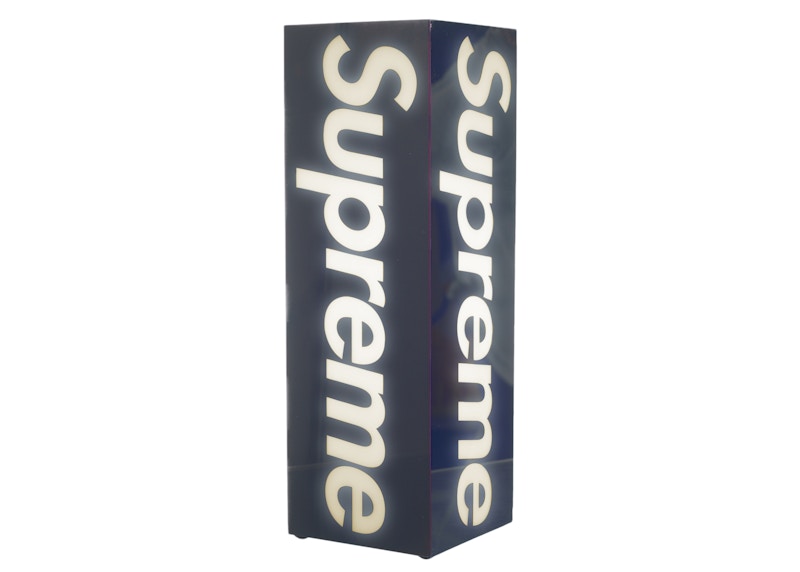 Supreme Box Logo Lamp Blauw