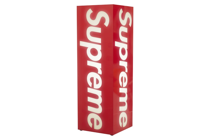 Supreme Box Logo Lamp Rood