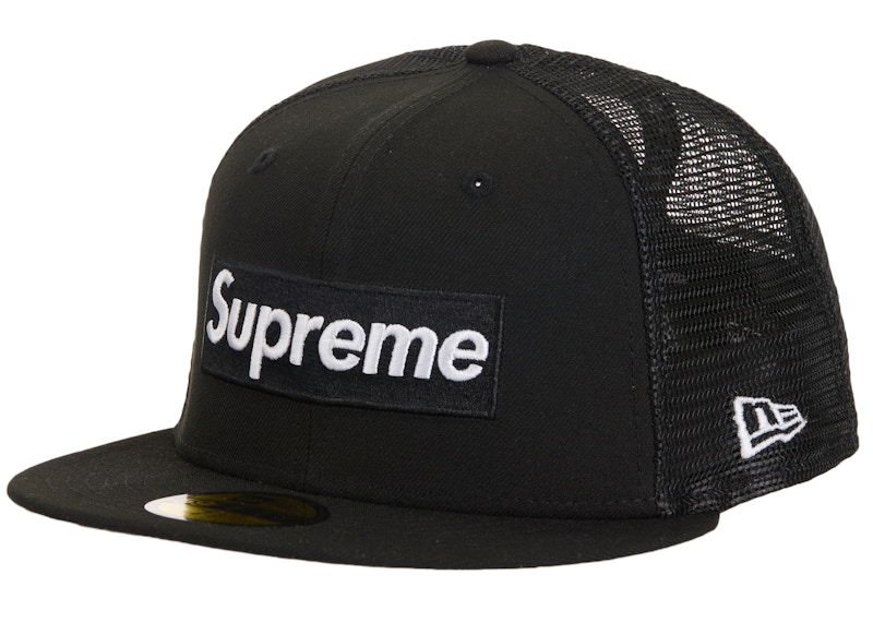 Supreme Box Logo Mesh Back New Era Cap SS24 Zwart
