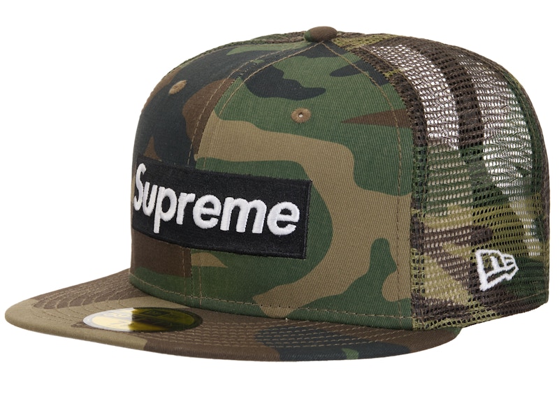 Supreme Box Logo Mesh Back New Era Cap SS24 Camo