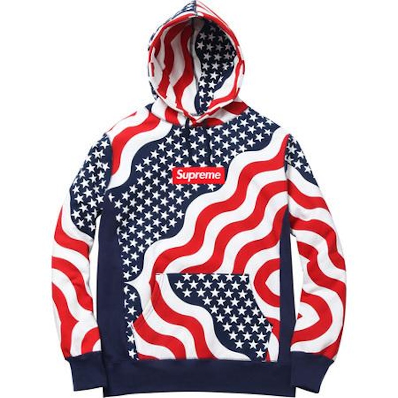 Supreme Box Logo Pullover Hoodie Multi Multicolor