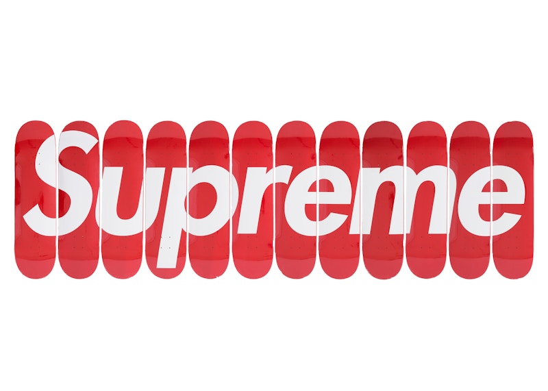 Supreme Box Logo Skateboard Deck Set
