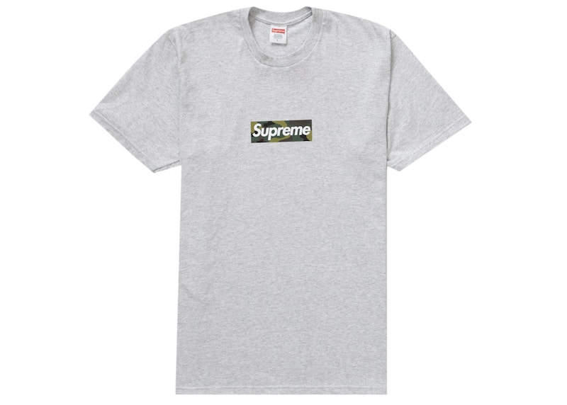 Supreme Box Logo Tee Ash Grijs