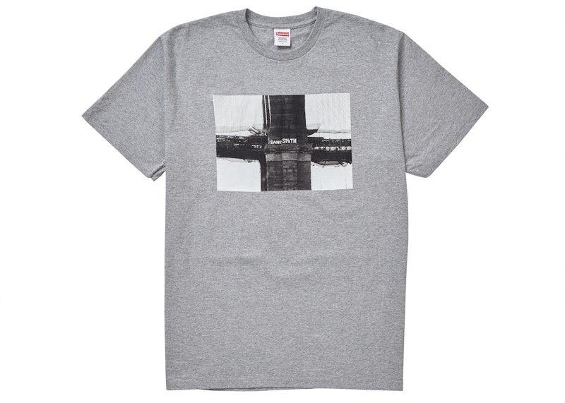 Supreme Bridge Tee Heather Grijs