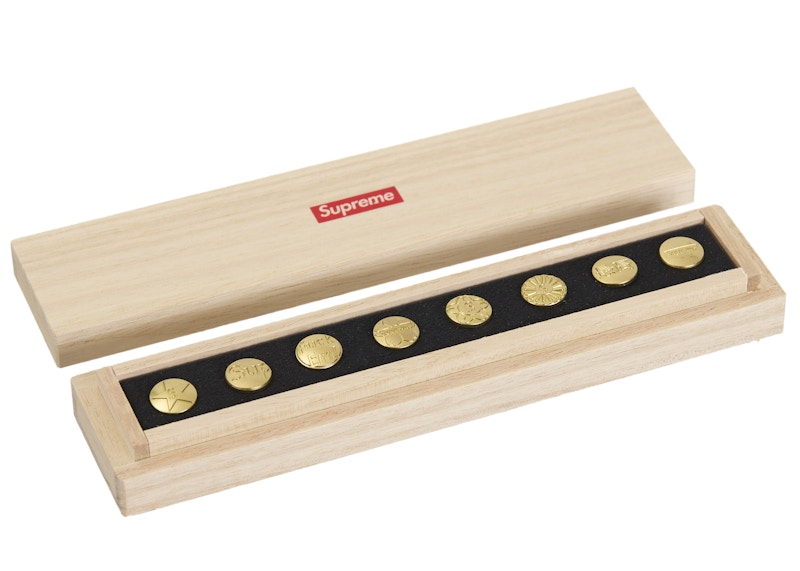Supreme CDW Push Pin Set Brass Bass