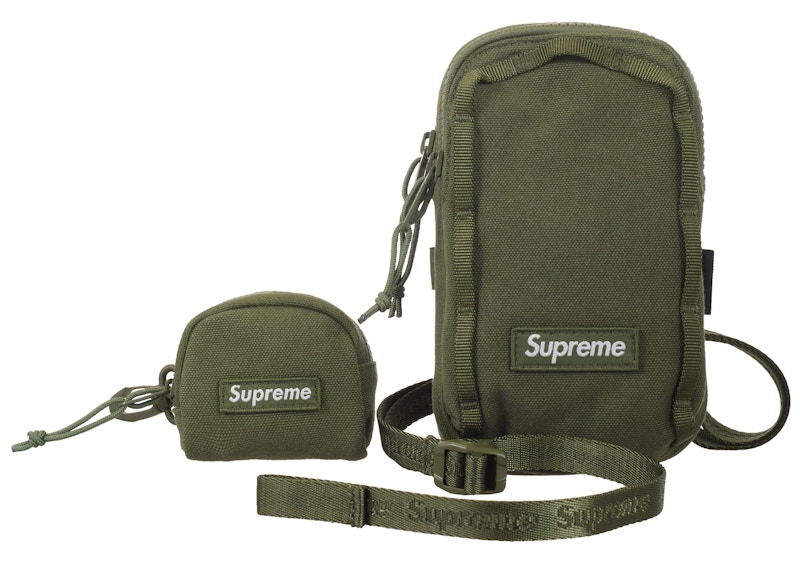 Supreme Camera Bag + Mini Pouch Olijf