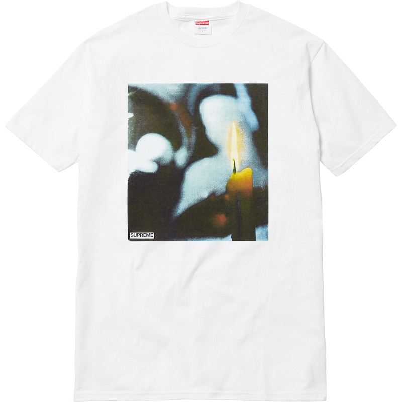 Supreme Candle Tee Wit