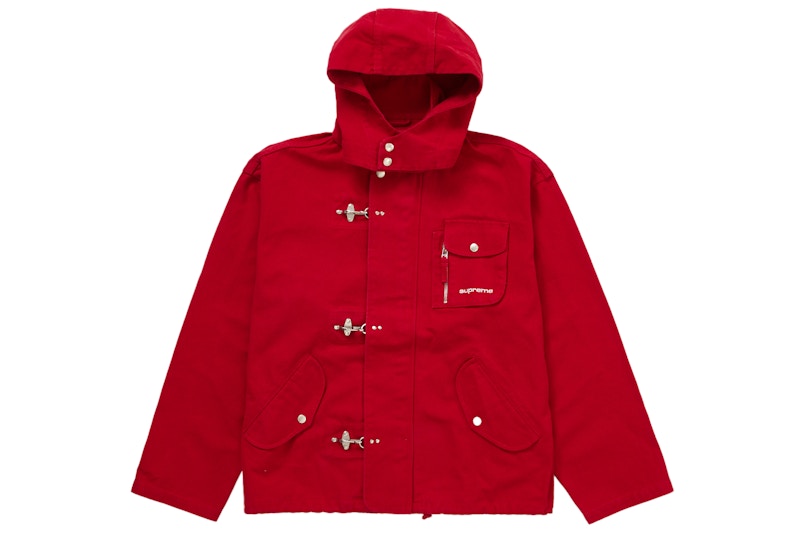 Supreme Canvas Clip Jacket Rood