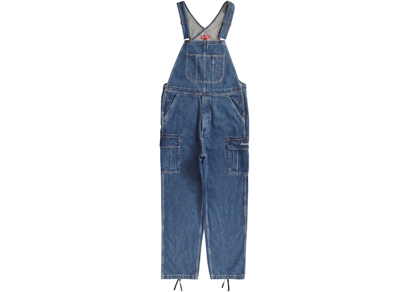Supreme Cargo Overalls Washed Blauw